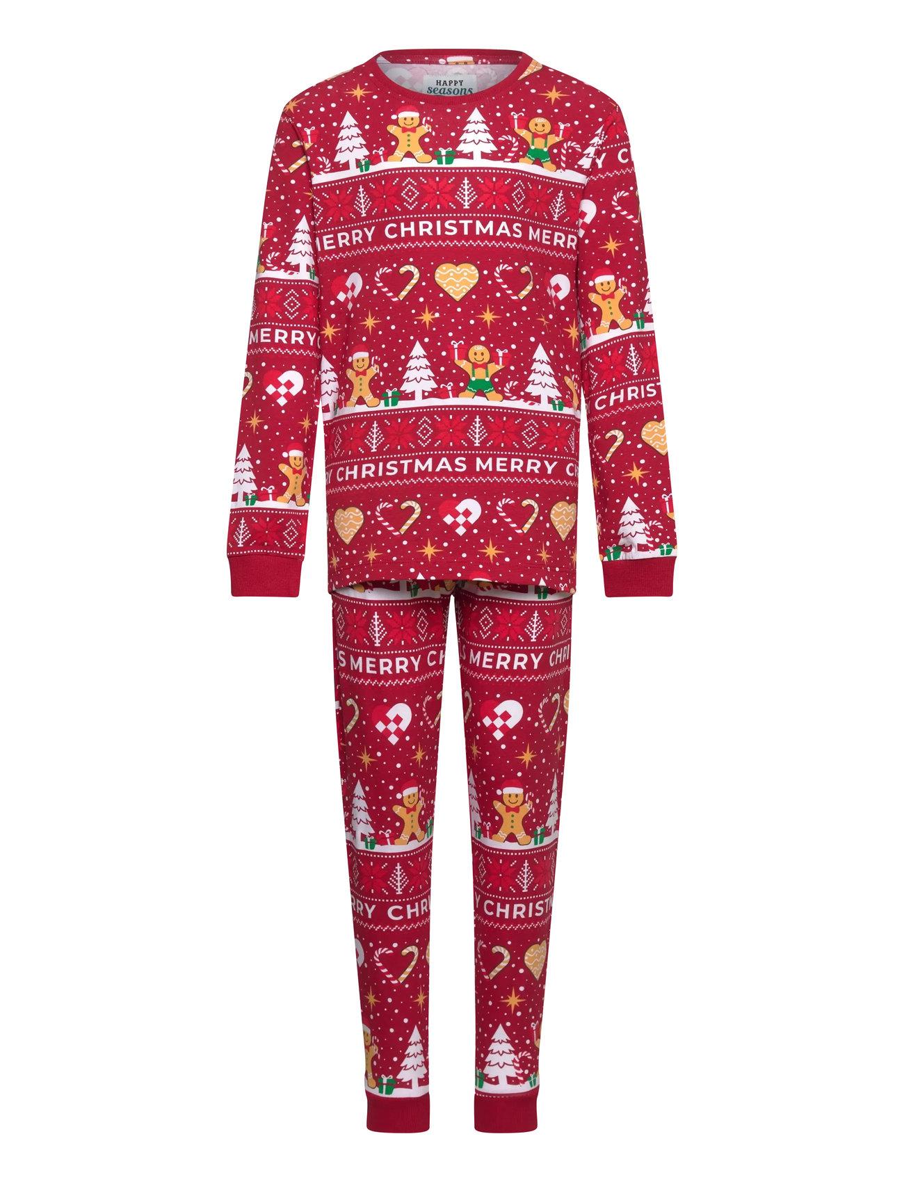 Happy Seasons Christmas Cookie Pyjamas Beige - - XS 2