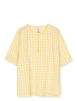 Juna Bæk&Bølge Beate Coat S/M Blå/Grøn - - S/M 1