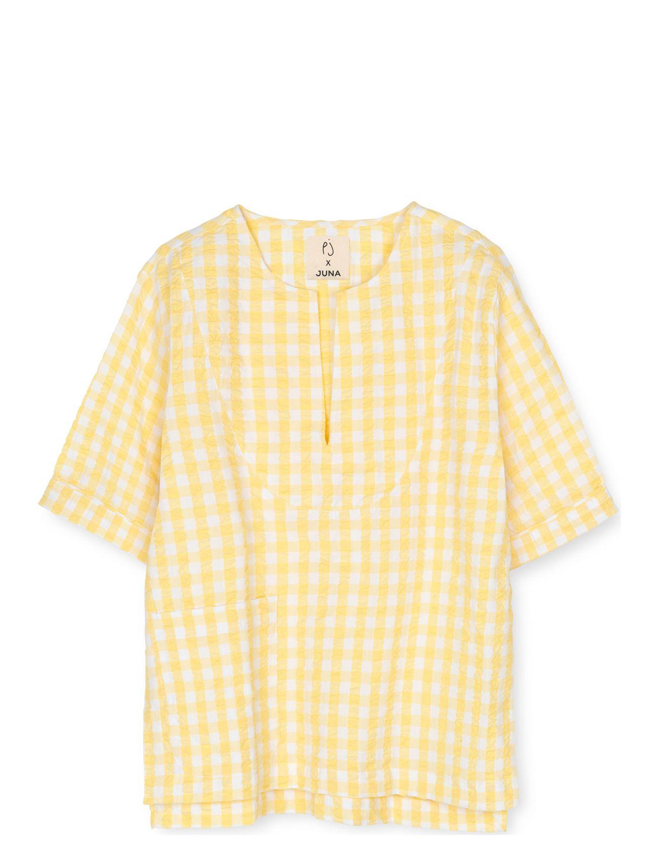 Juna Bæk&Bølge Beate Coat S/M Blå/Grøn - - S/M