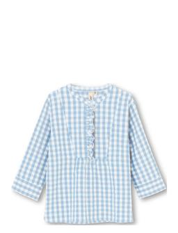 Juna Bæk&Bølge Beate Coat S/M Blå/Grøn - - S/M 30