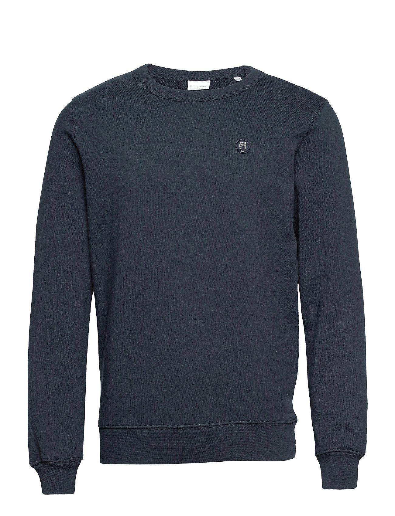 Knowledge Cotton Apparel Erik Basic Badge Sweat - Gots/Vegan - - S