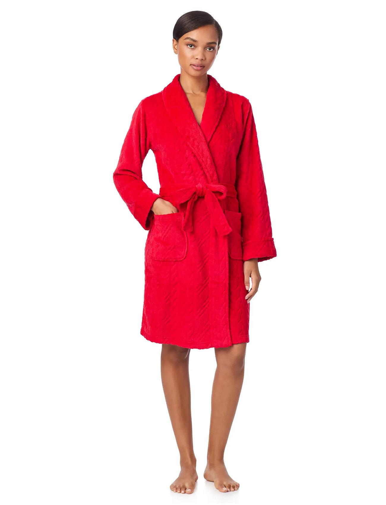 Lauren Ralph Lauren Homewear Lrl L/S Shawl Collar Short Robe - - XS