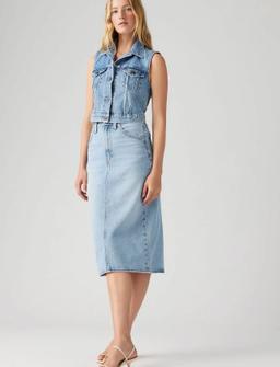 Levi's® Hr Back Slit Skirt Riveting Cl - - 23 1