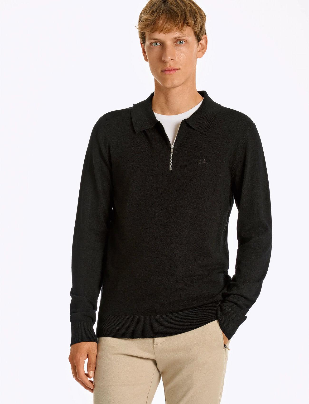 Lindbergh Lambswool L/S Button Polo - - S 2
