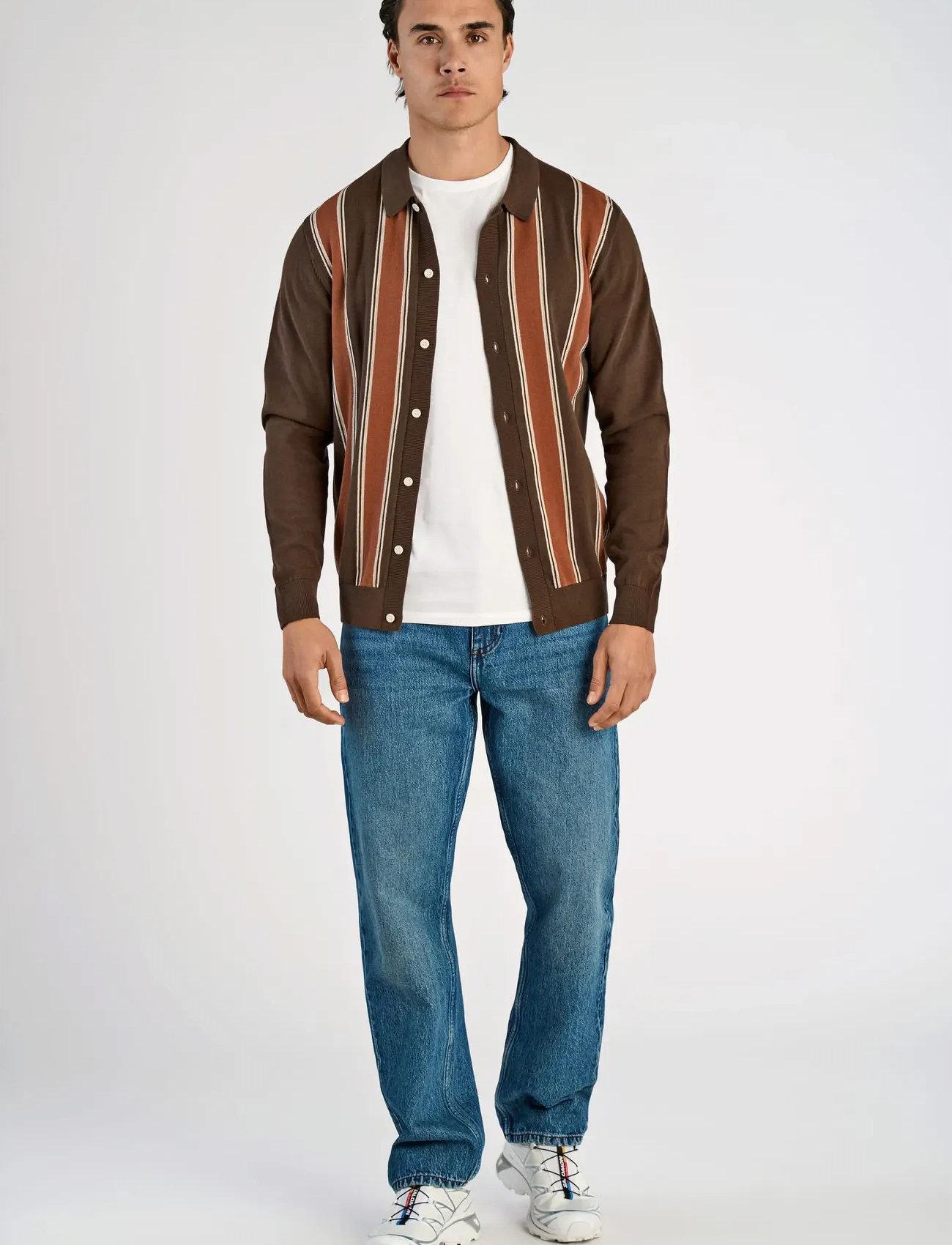 Lindbergh ?Knitted Polo Cardigan L/S - - S