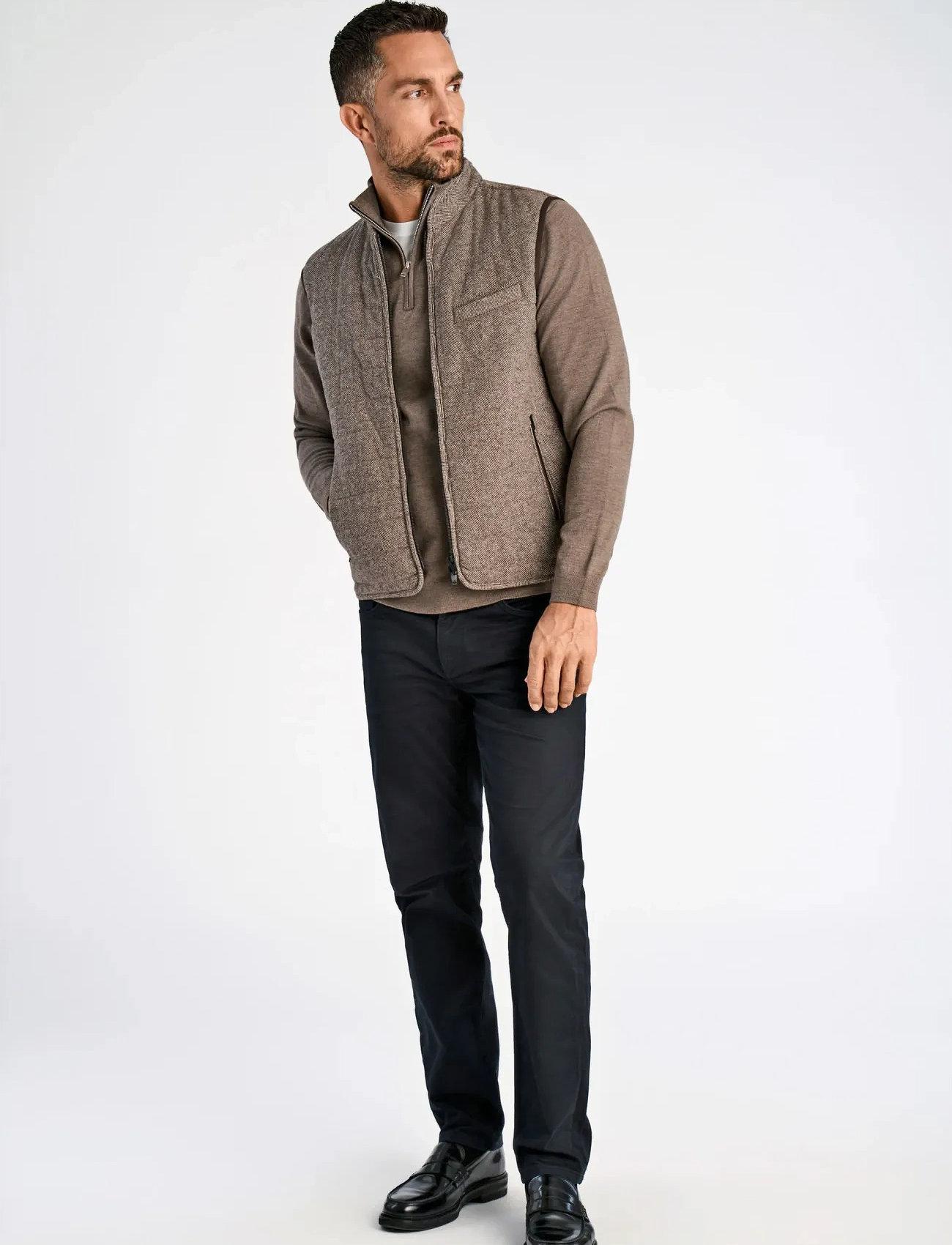 Lindbergh Black Half Lined Linen Blazer - - 50