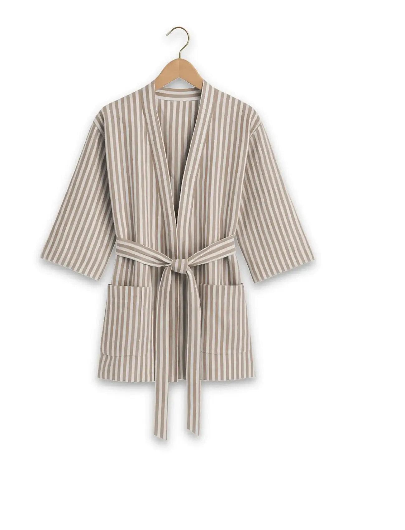 Lovely Linen Misty Kimono - - S