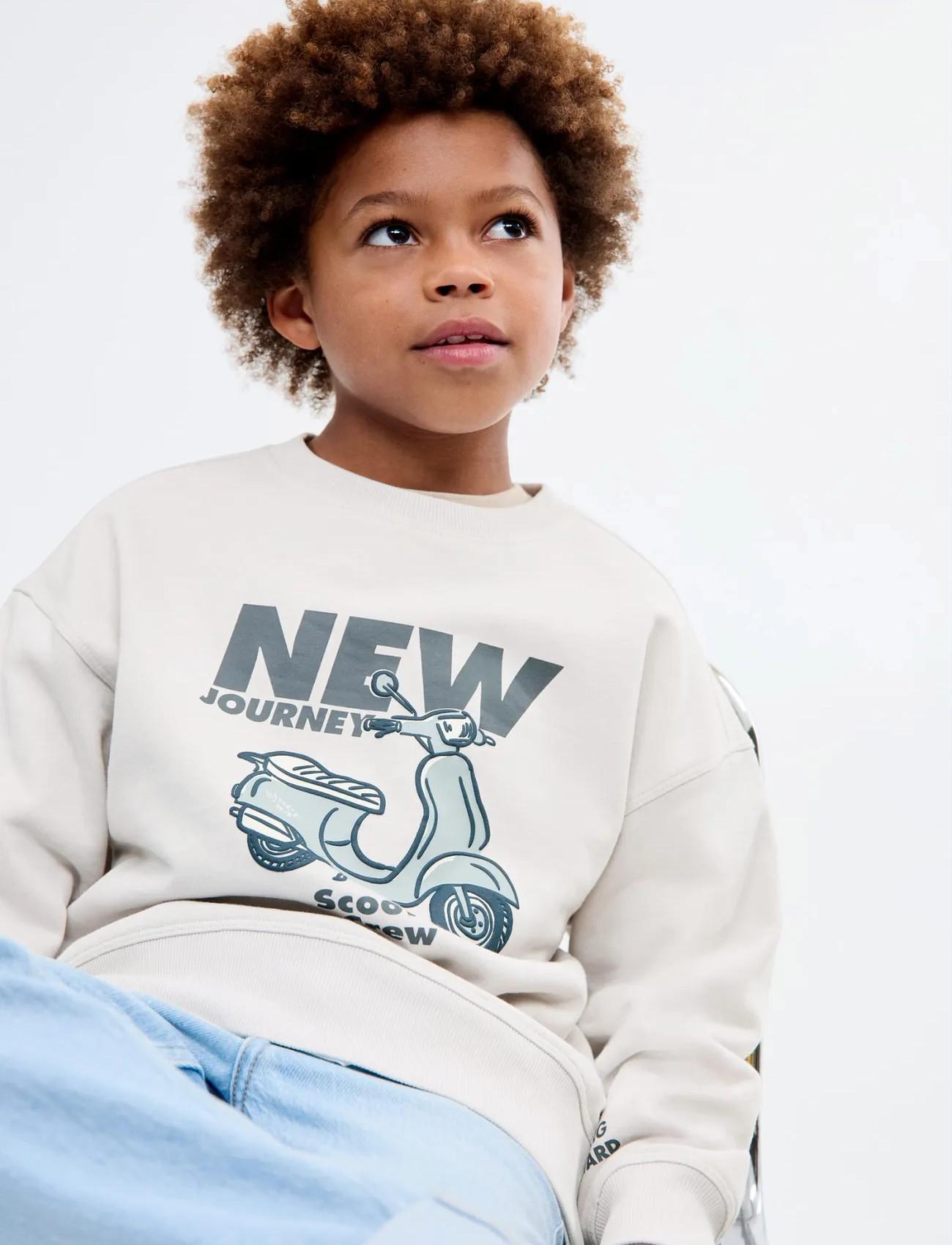 Mango Printed Cotton Sweatshirt - - 5-6