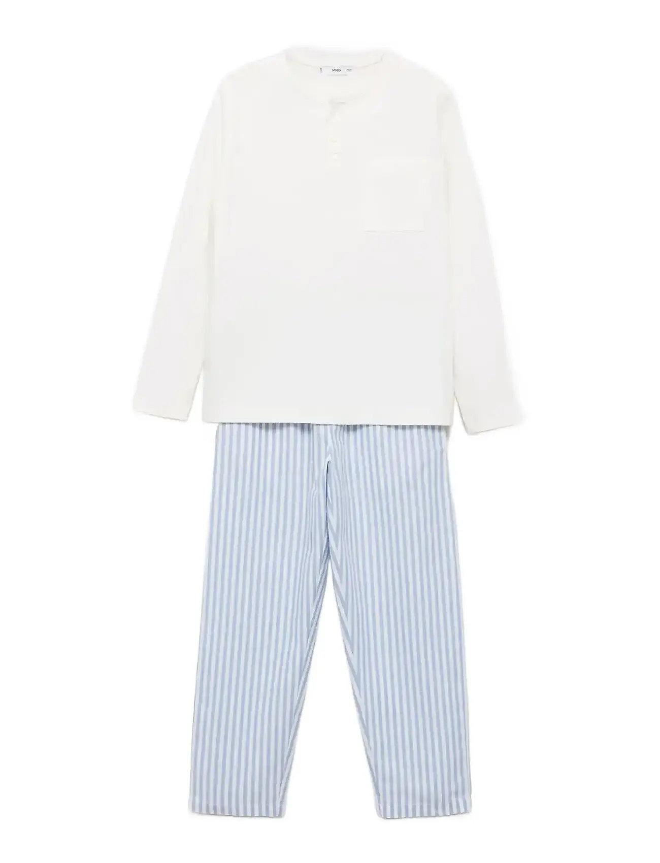 Mango Striped Long Pyjamas - - 2-3