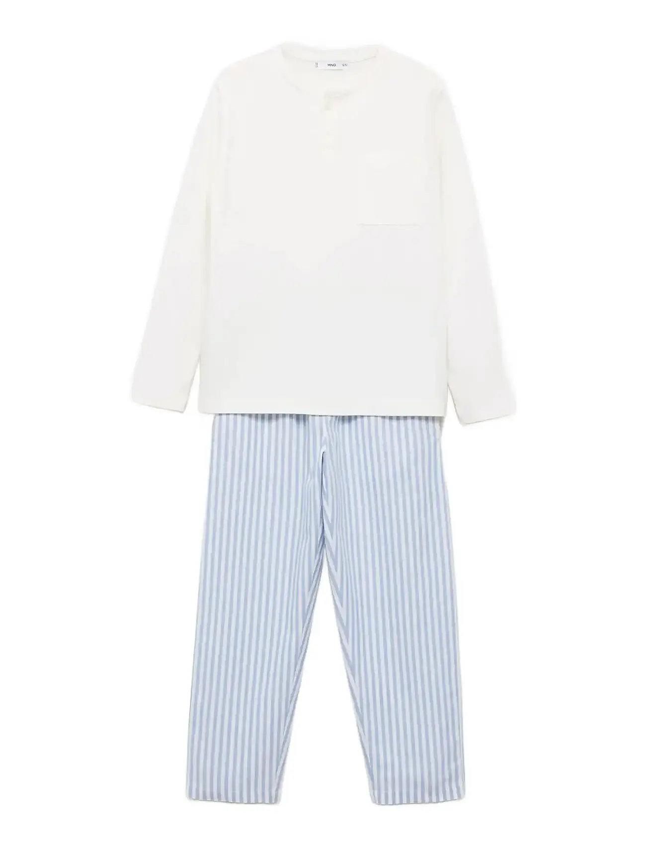 Mango Striped Long Pyjamas - - 5-6