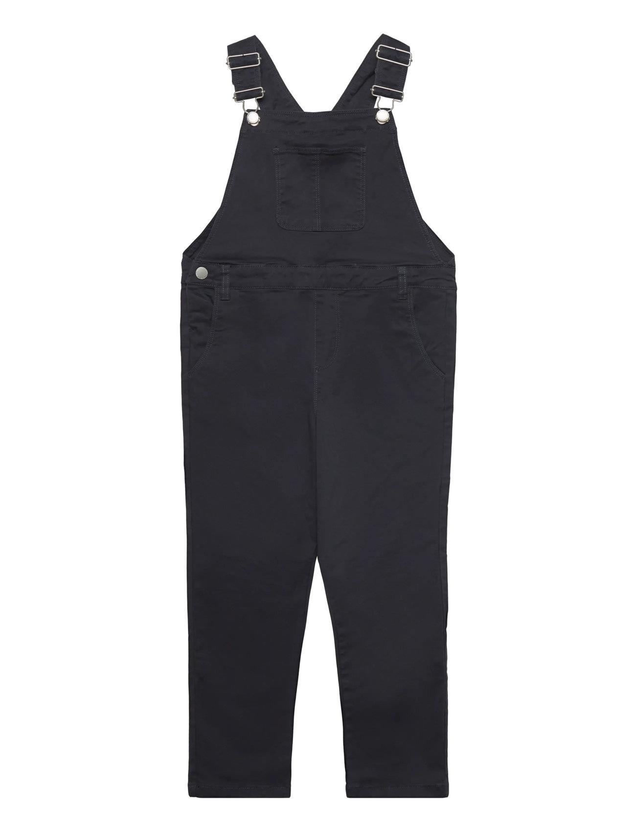 Mango Long Cotton Dungarees - - 12-18M