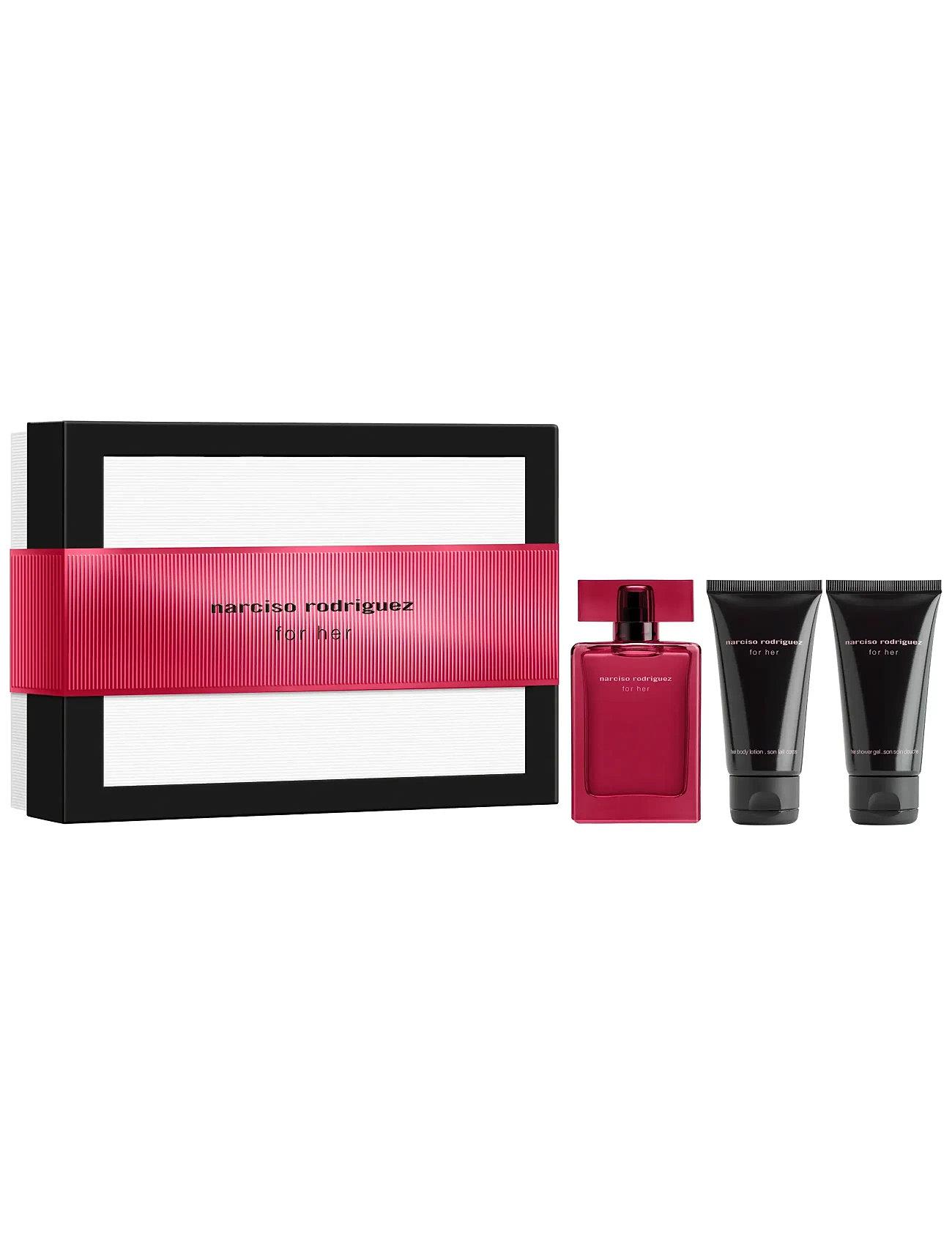 Narciso Rodriguez Gift Set For Her Edp + Body Lotion + Shower Gel - - ONE SIZE 10
