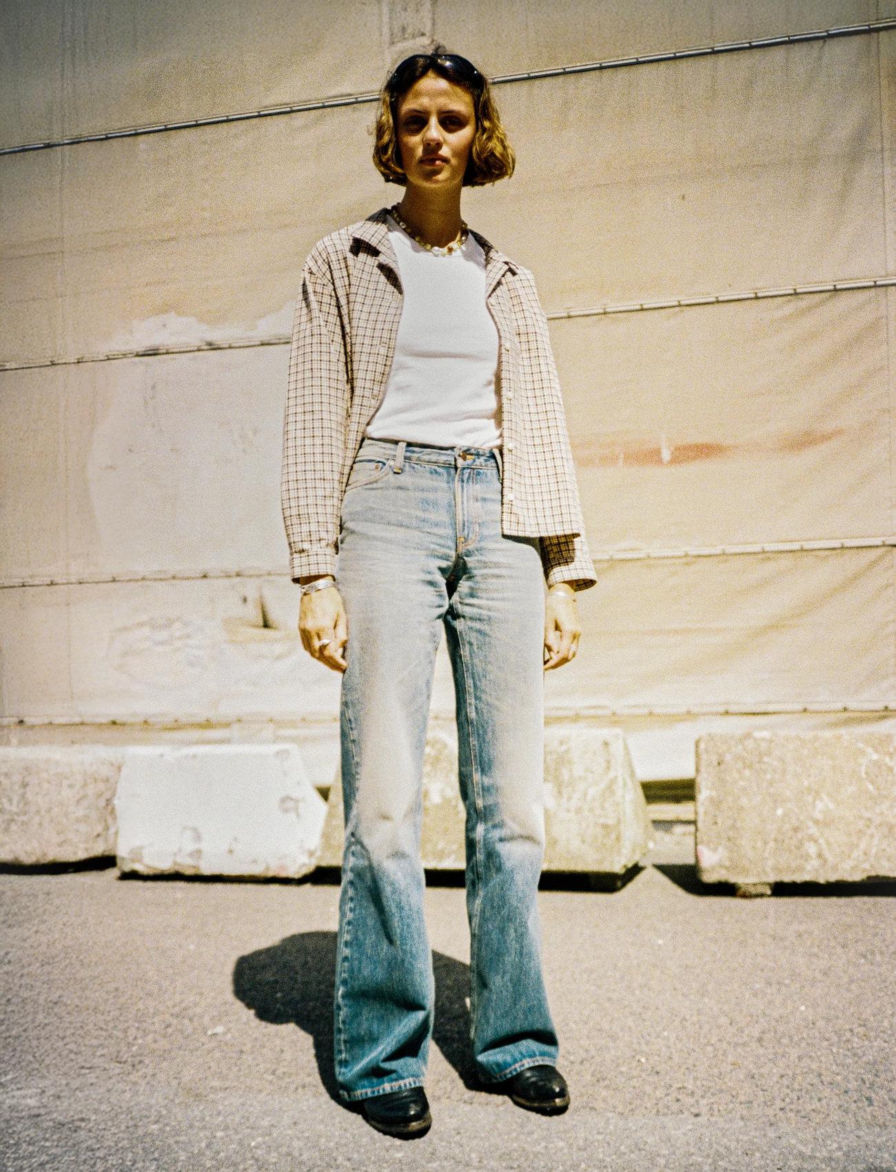 Nudie Jeans Gunnar Light Used Denim Shirt Light - - X S