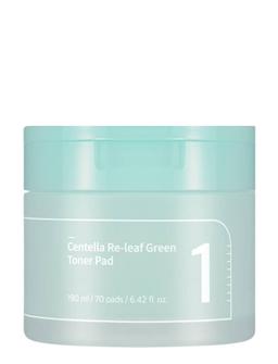Numbuzin No.1 Centella Re-Leaf Green Toner Pad - - 70 PCS 1
