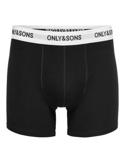 ONLY & SONS Onsfitz Solid Boxer 3Pack Noos - - XS 1