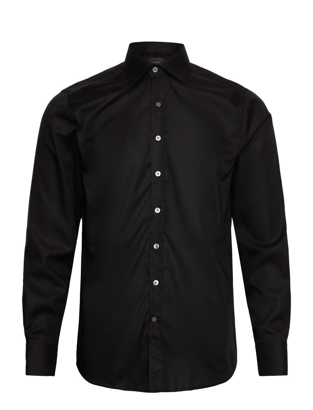 Oscar Jacobson Slim Fit Cut Away Non Iron Banker Stripe - - 38