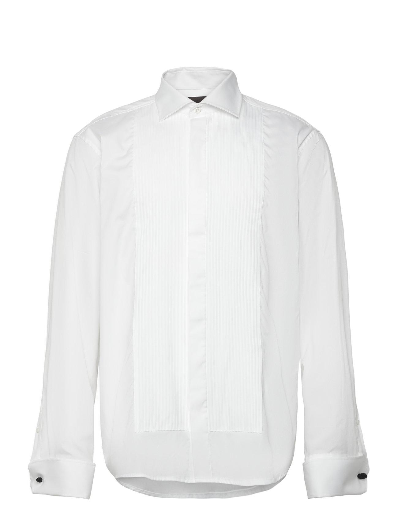 Oscar Jacobson Reg Fit Cut Away Tuxedo Double Cuff Shirt - - 39