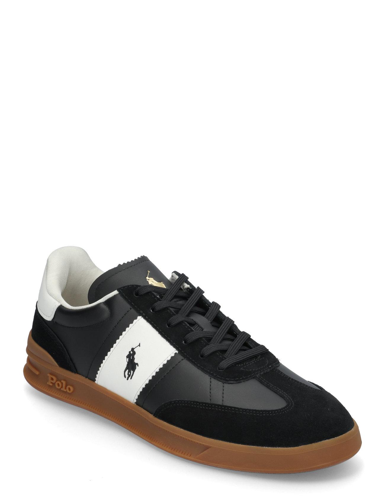 Polo Ralph Lauren Heritage Aera Leather-Suede Sneaker - - 36 1