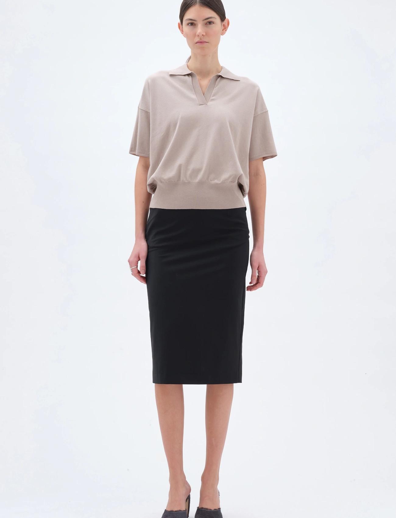 REMAIN Birger Christensen Knitted Polo Tshirt - - XS