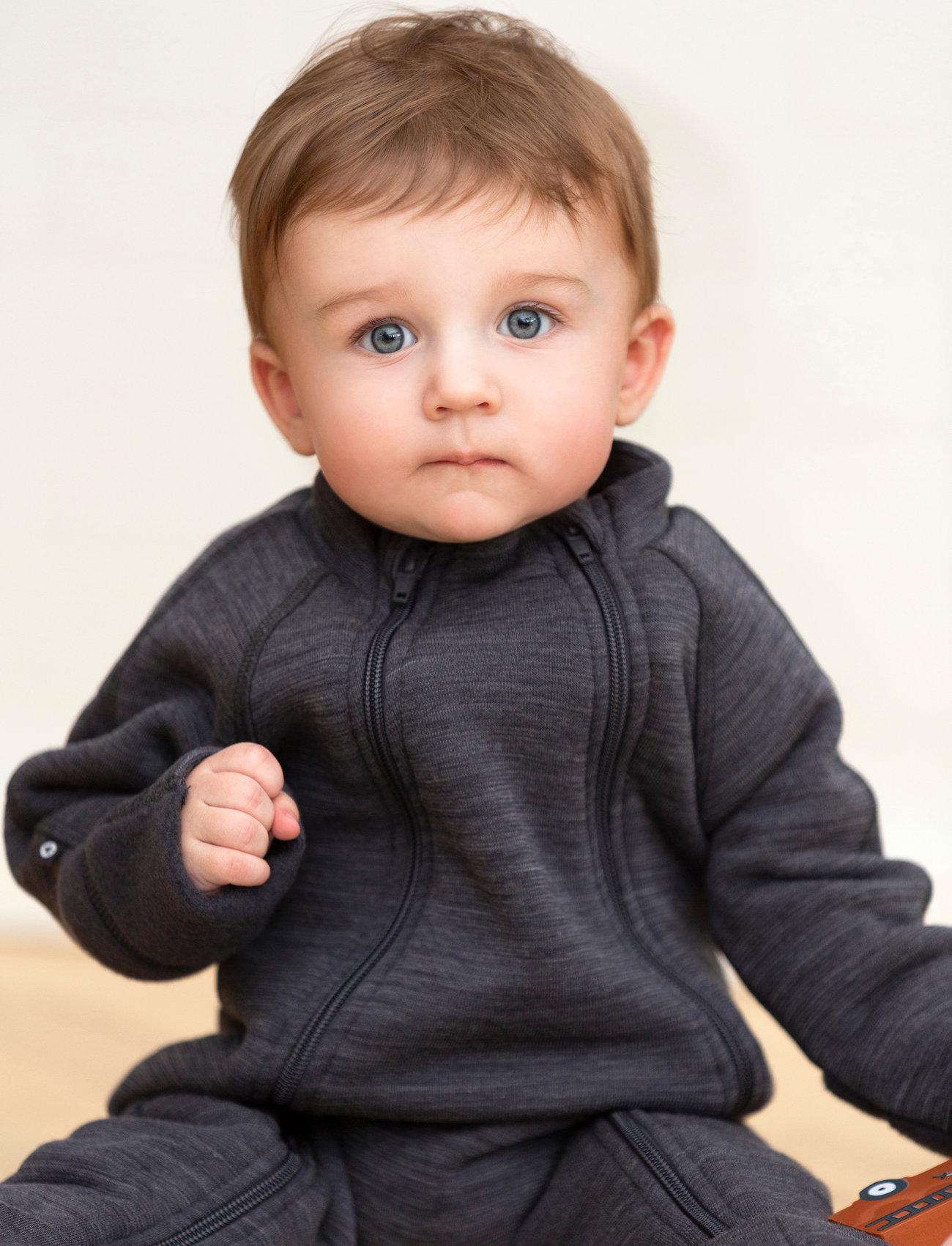 Smallstuff Jumpsuit, Merino Wool W. 2 Zip, - - 68/74 1