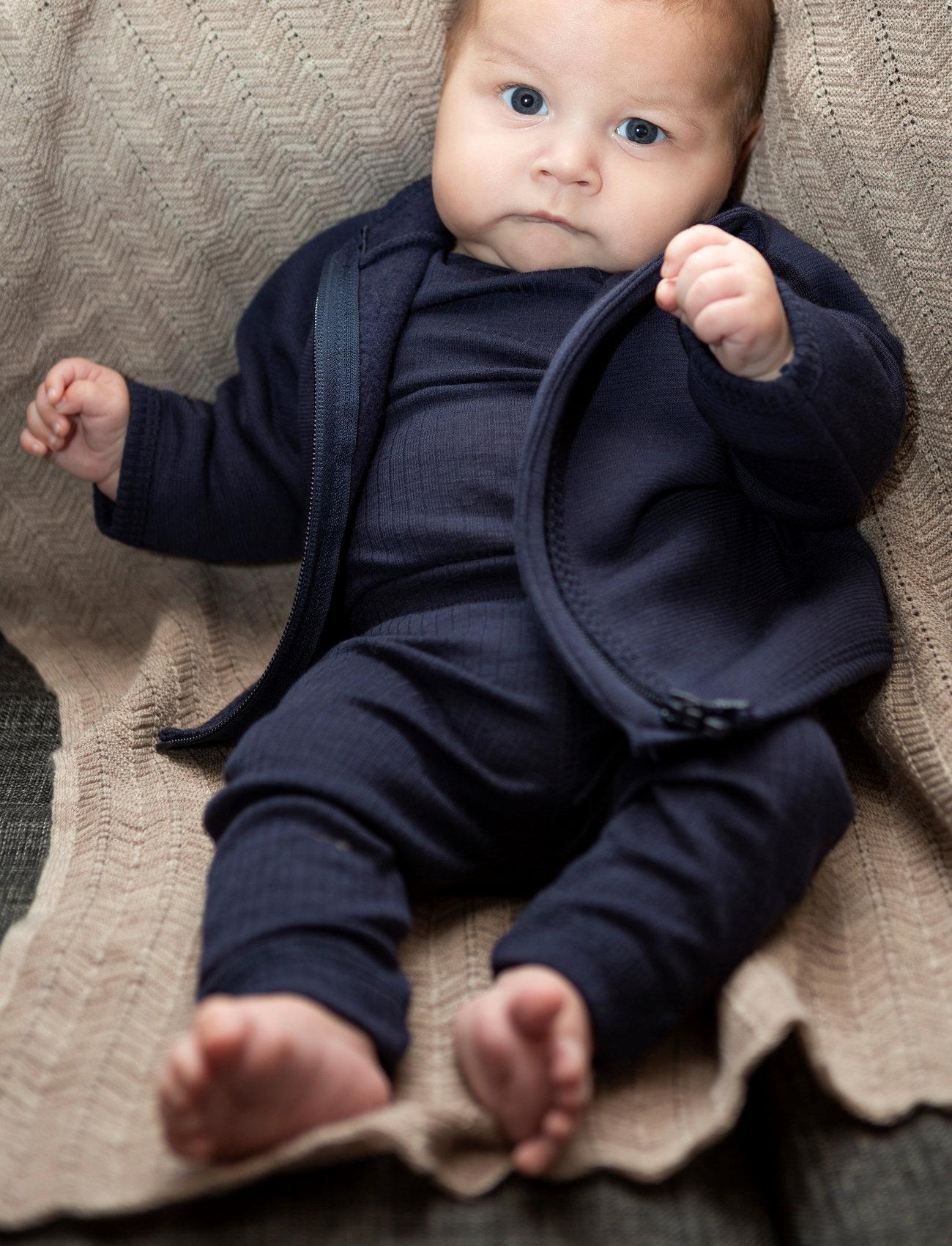 Smallstuff Cardigan, Merino Wool W. Zipper, - - 56/62 2