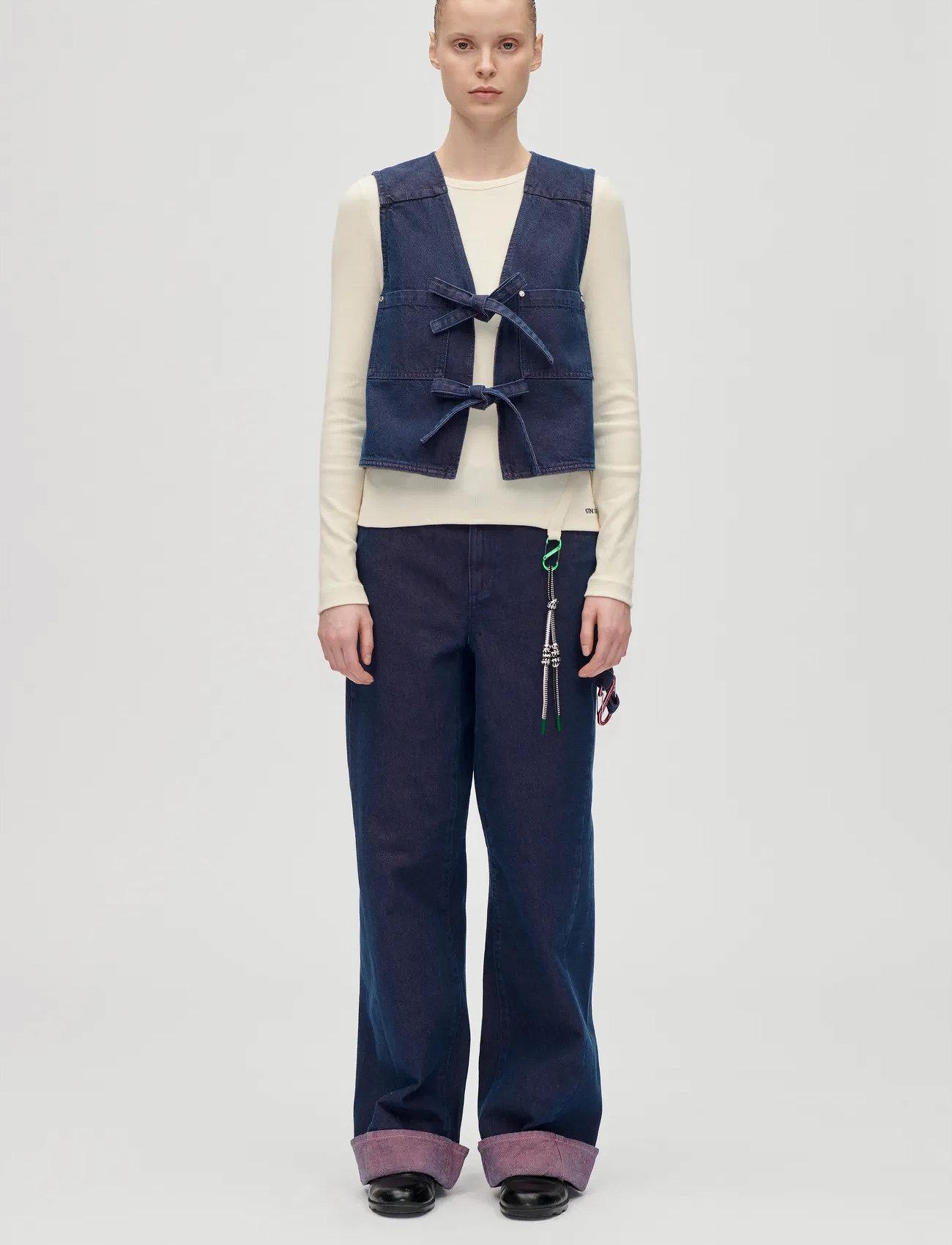 STINE GOYA 2406 Two-Tone Denim, Twist Knee Sea - - 26