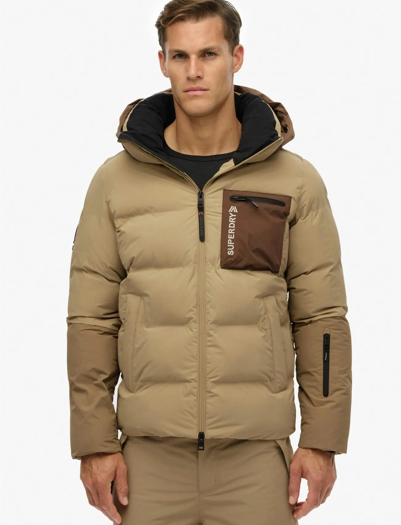 Superdry Sport Ski Sports Padded Block Jacket - - S