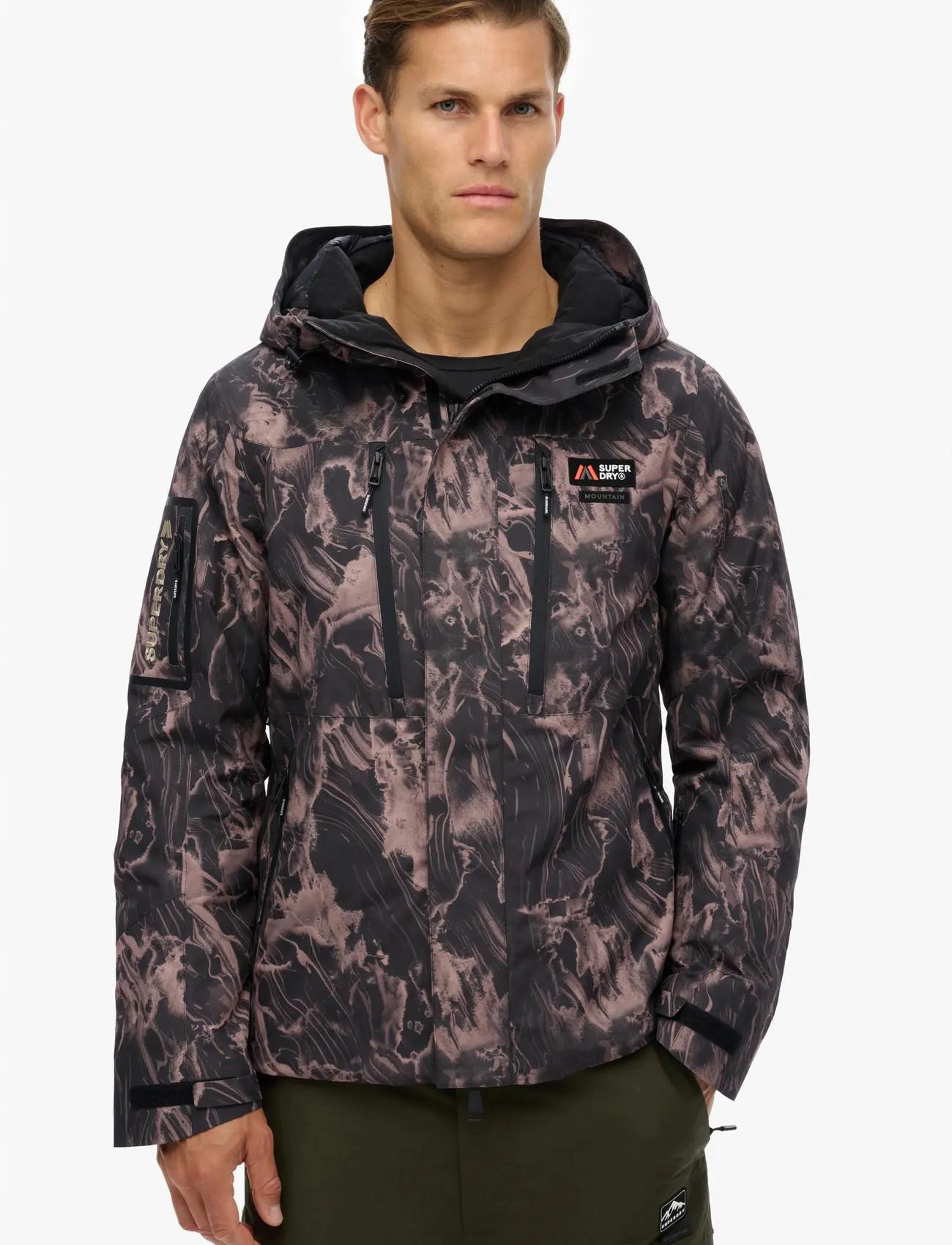 Superdry Sport Ski Sports Padded Block Jacket - - S