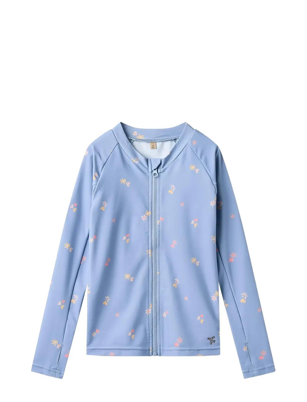 Wheat Swim T-Shirt L/S Zip Ada - - 80