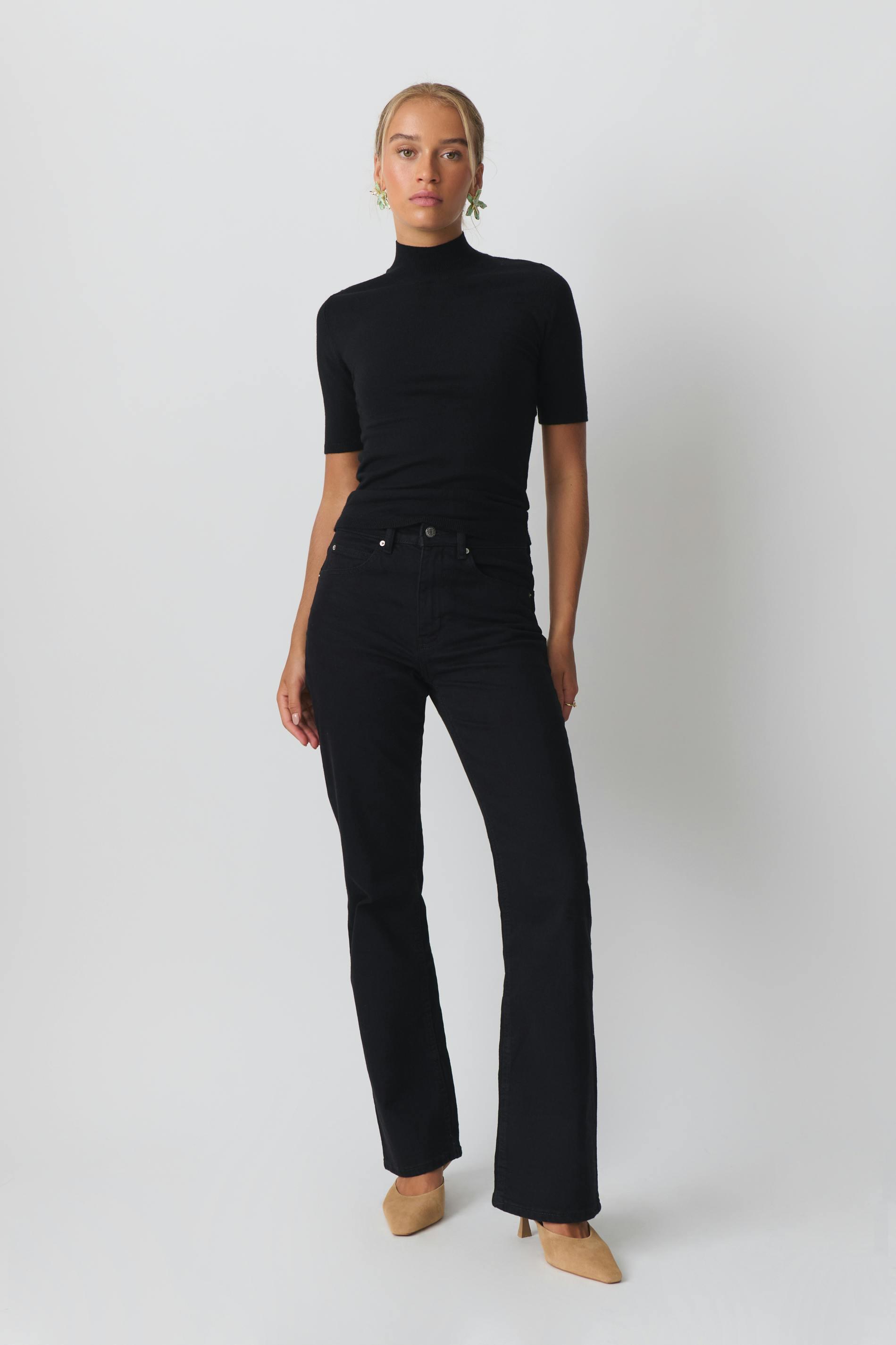 Gina Tricot - Classic boot jeans - Flare & bootcut jeans - Svart - 36 - Dam