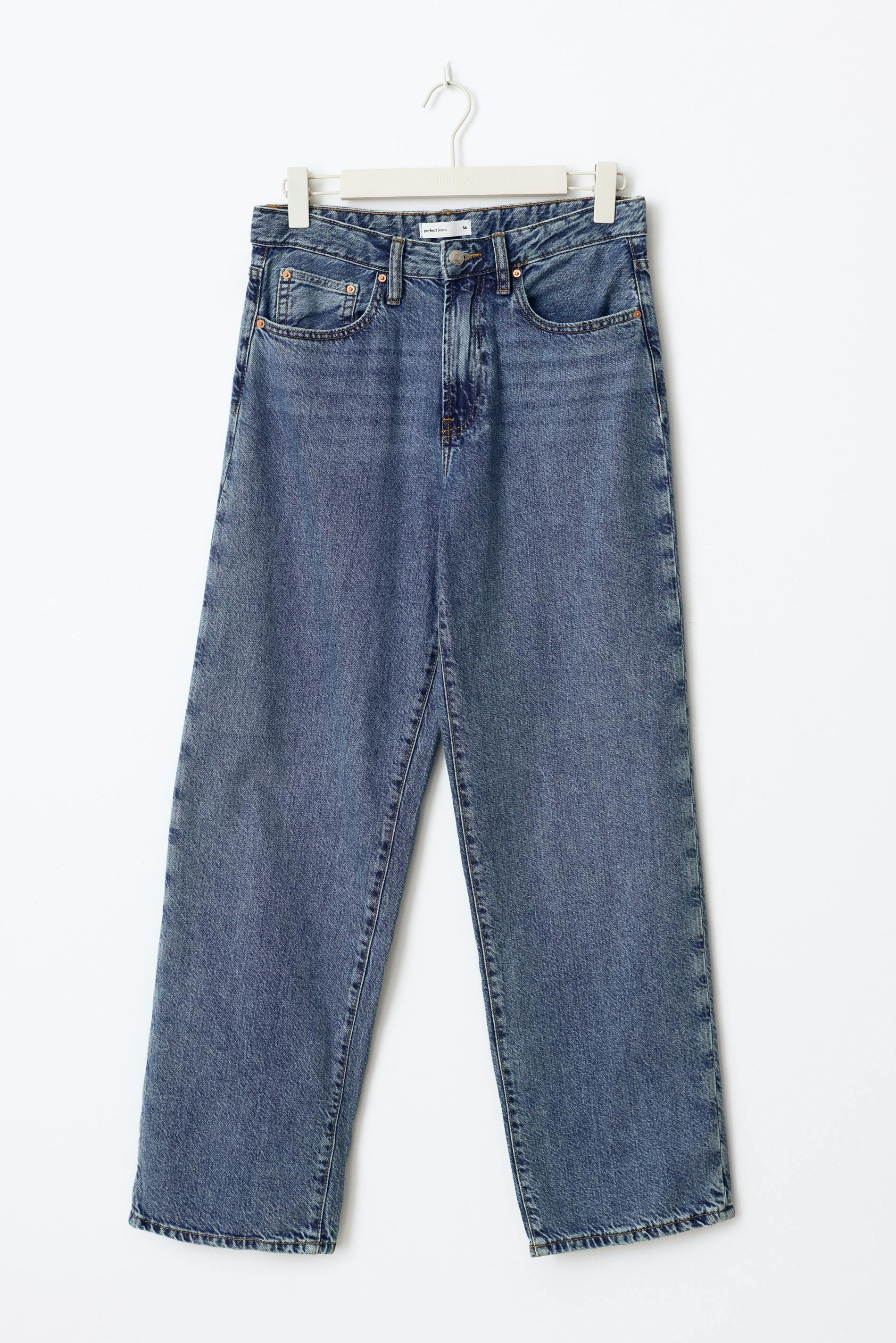 Gina Tricot - Baggy tall jeans - Baggy & loose jeans - Blå - 34 - Dam