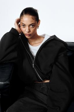 Oversized Scuba Zip-Hoodie 3