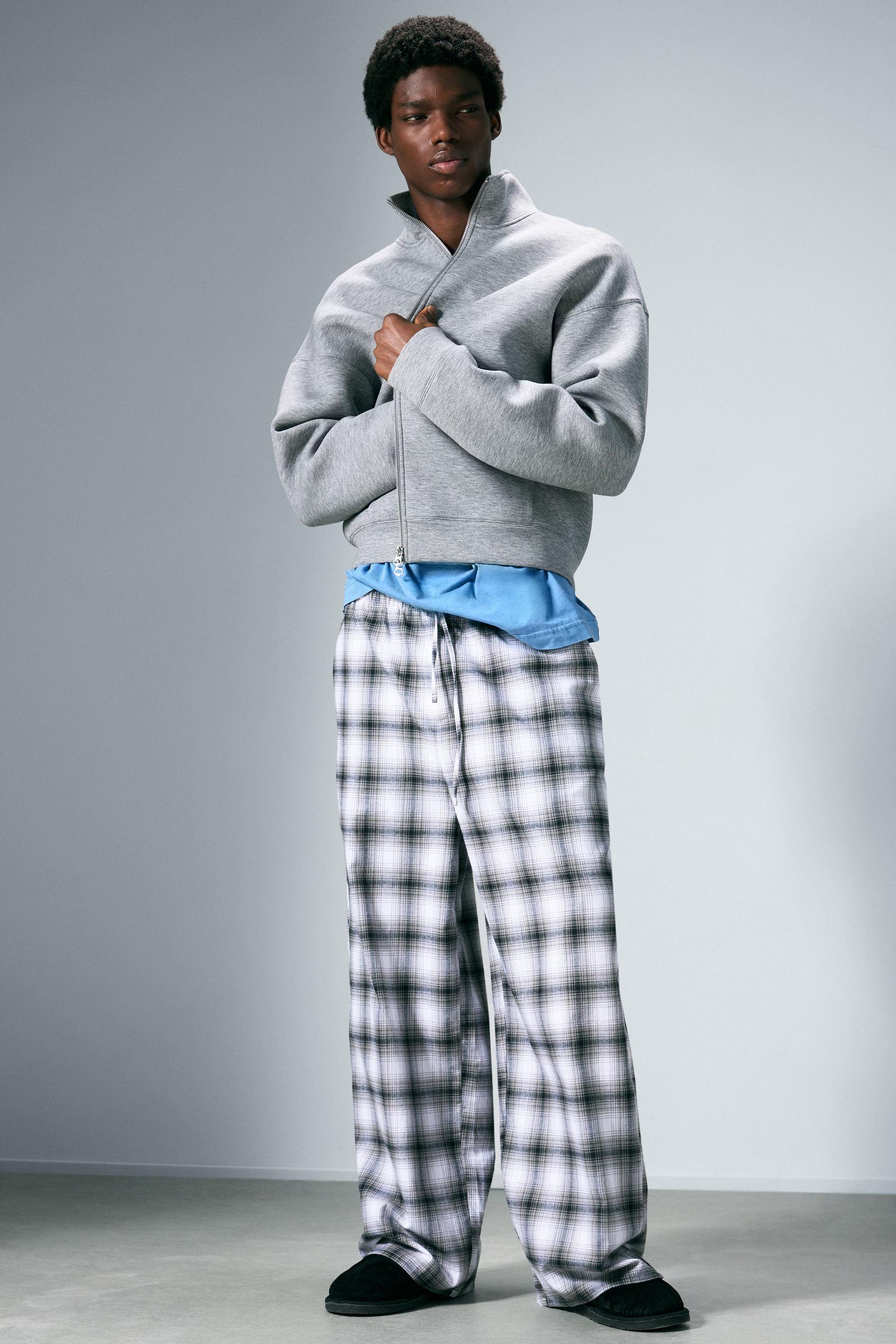 Relaxed Flannel Pyjama Trousers