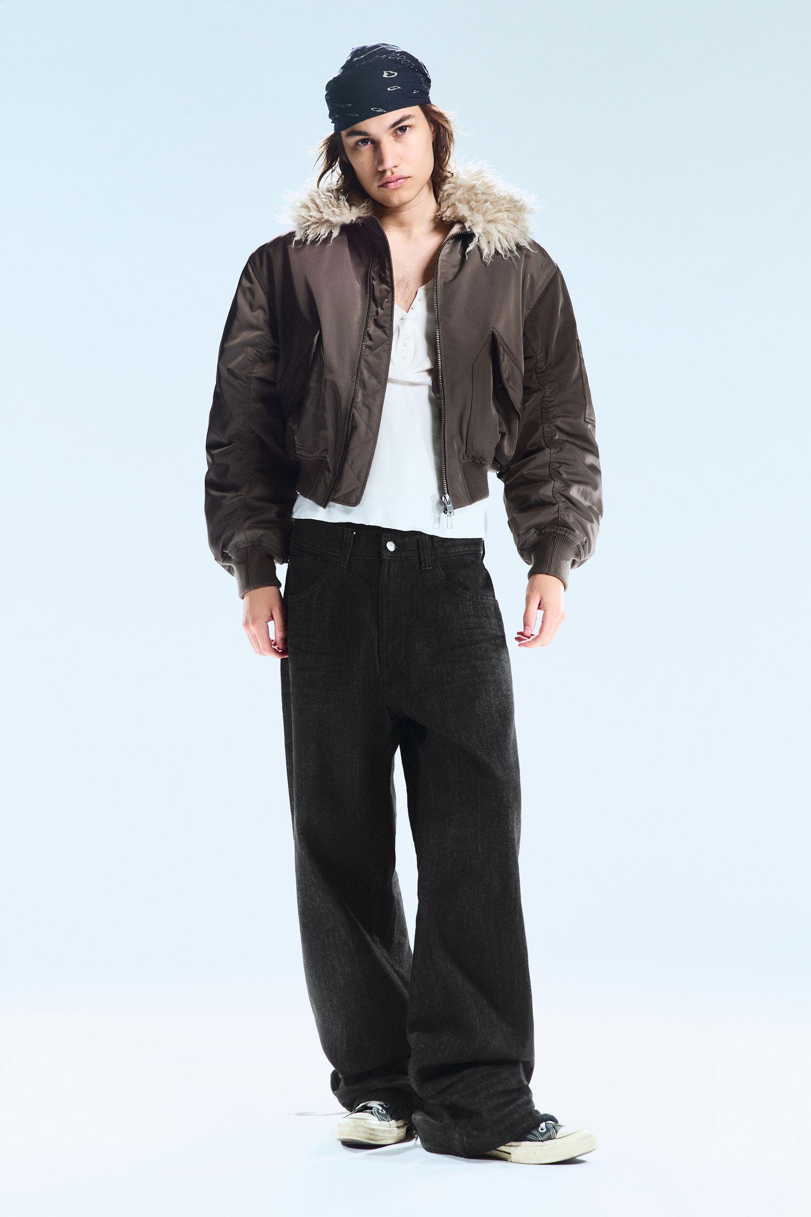 Looser Regular Waist Loose Straight Jeans 1