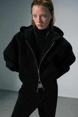 Oversized Scuba Zip-Hoodie 1