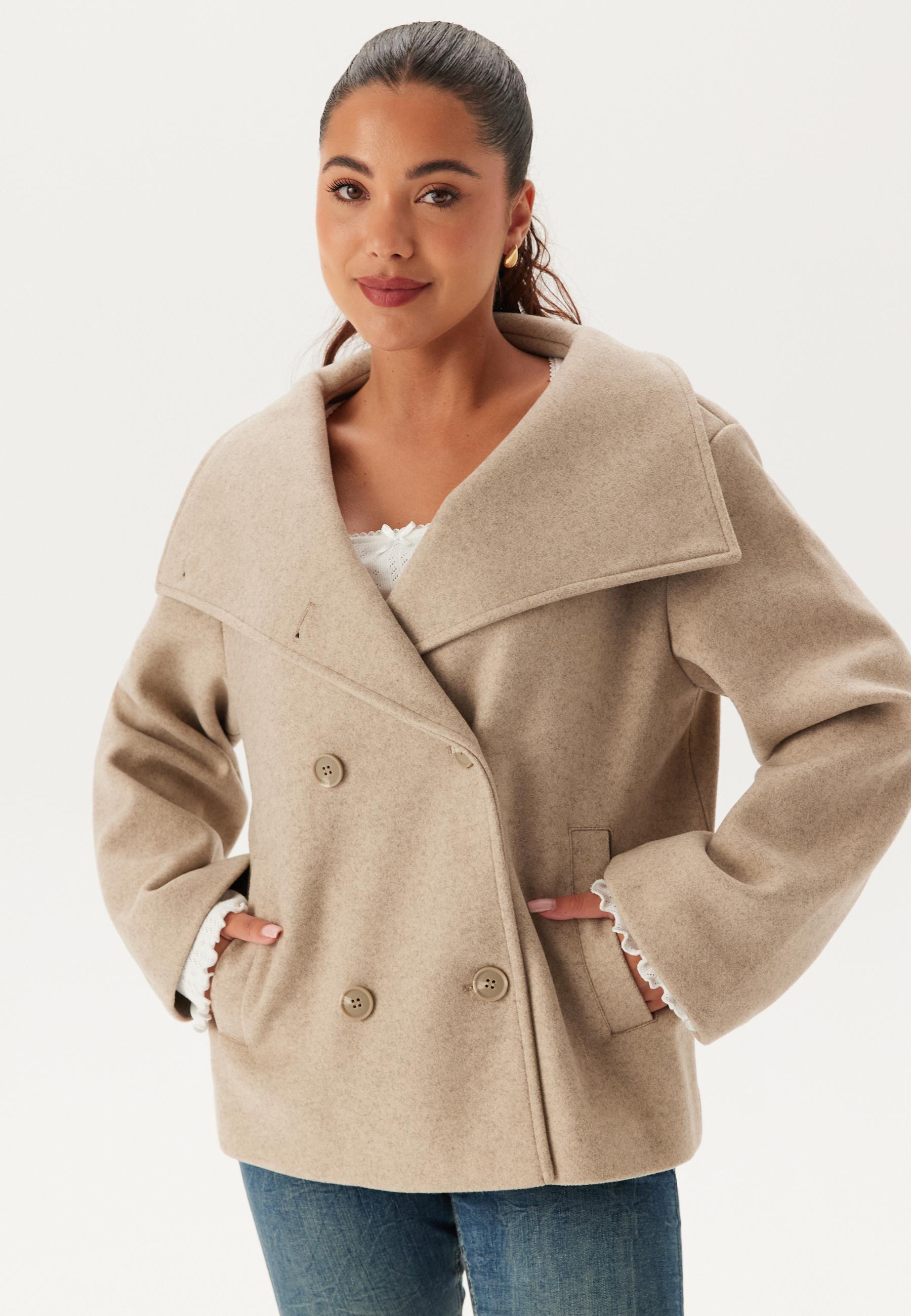 Ava High Neck Short Coat 1
