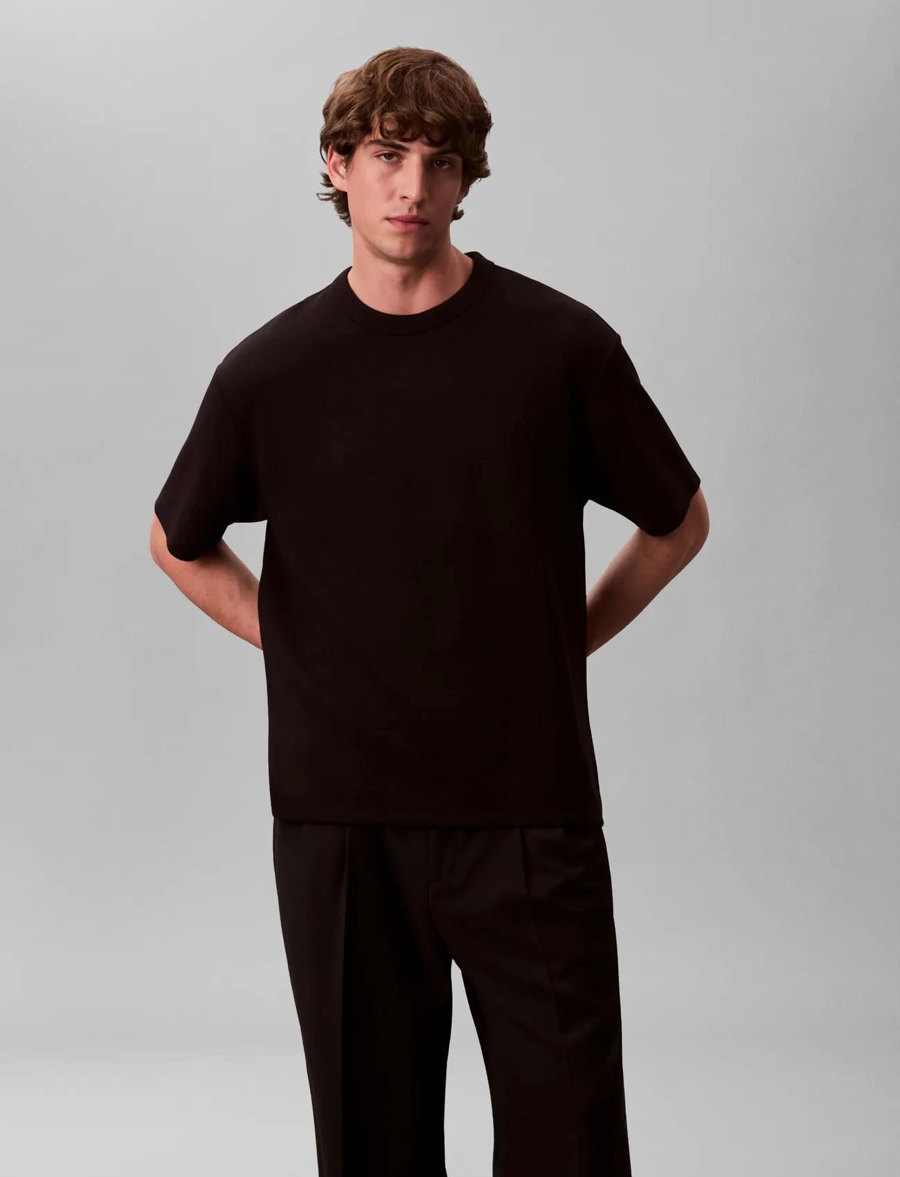 Calvin Klein Ls Merino Mock Neck Swtr 14Gg - - S 15