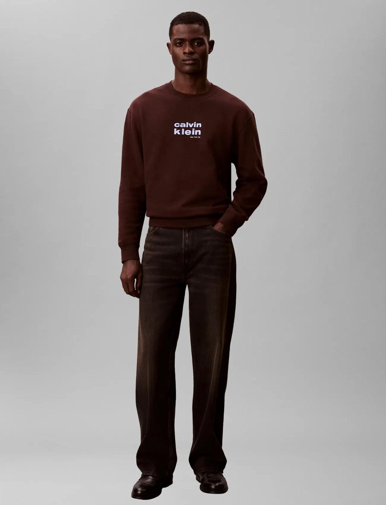 Calvin Klein Ls Merino Mock Neck Swtr 14Gg - - S 10