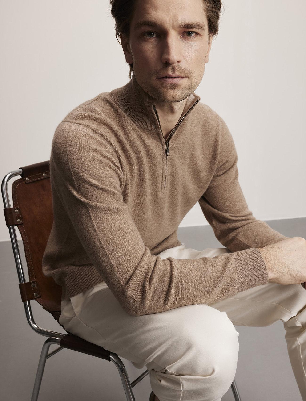 Davida Cashmere Man Zip Pockets Vest - - M 21