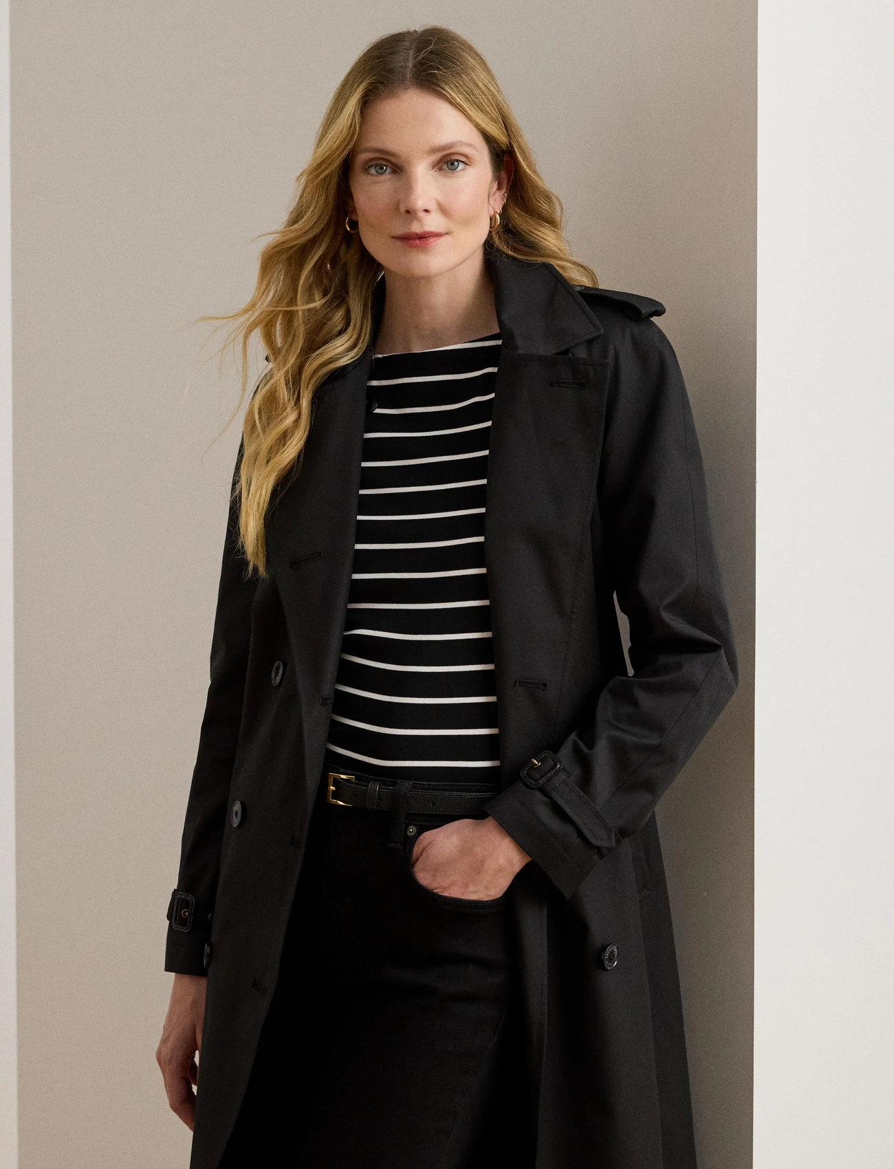 Lauren Ralph Lauren Double-Breasted Belted Trench Coat - - XS 1